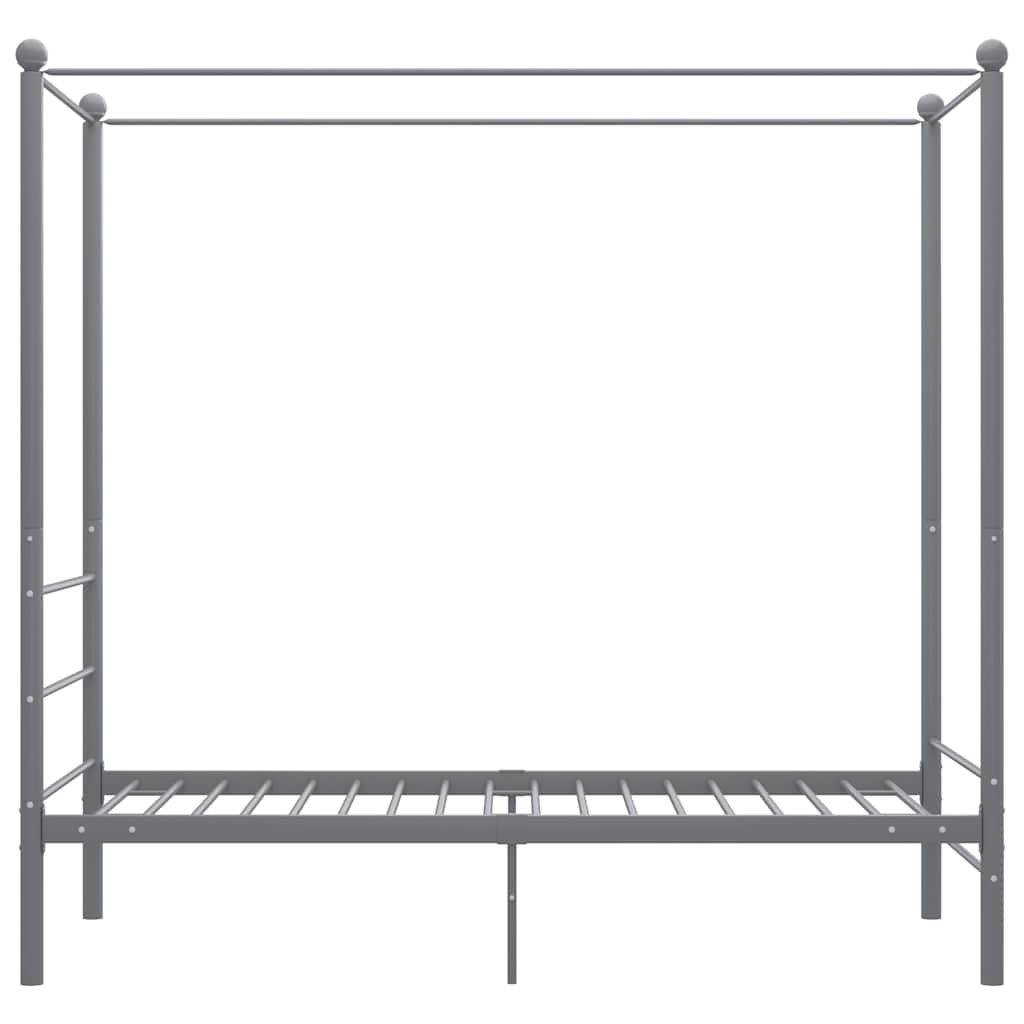 sengestel til himmelseng 90x200 cm metal grå