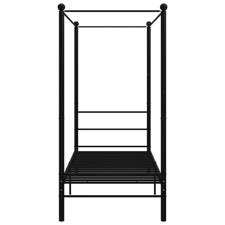 sengestel til himmelseng 100x200 cm metal sort
