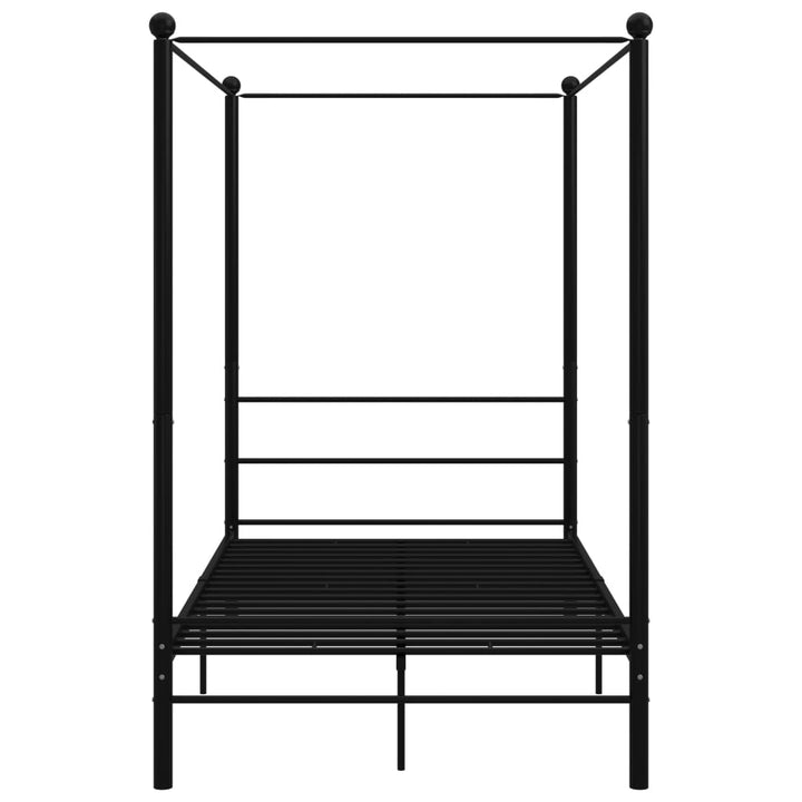 sengestel til himmelseng 120x200 cm metal sort