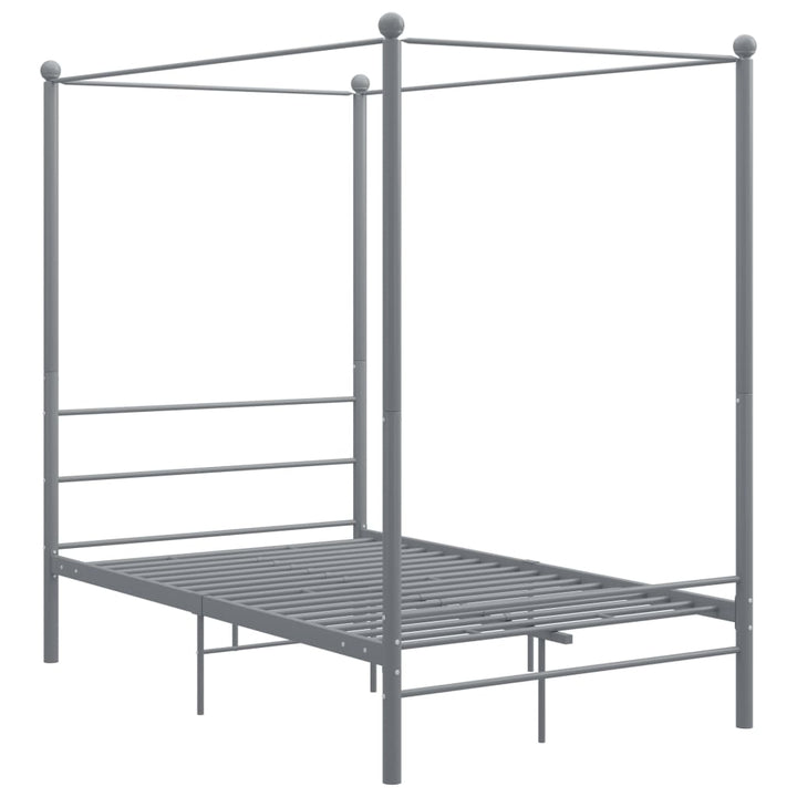 sengestel til himmelseng 120x200 cm metal grå