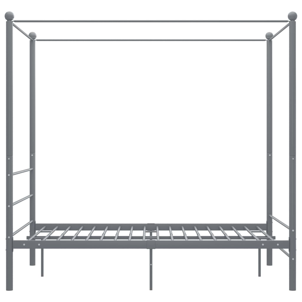 sengestel til himmelseng 120x200 cm metal grå