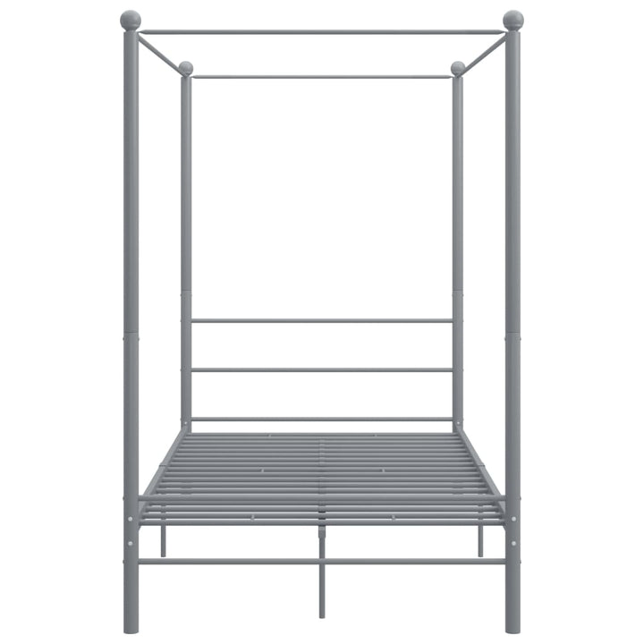 sengestel til himmelseng 120x200 cm metal grå