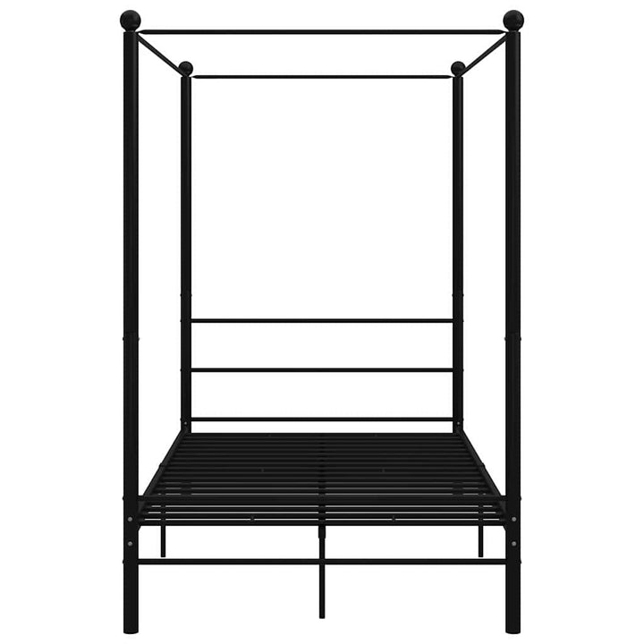 sengestel til himmelseng 140x200 cm metal sort
