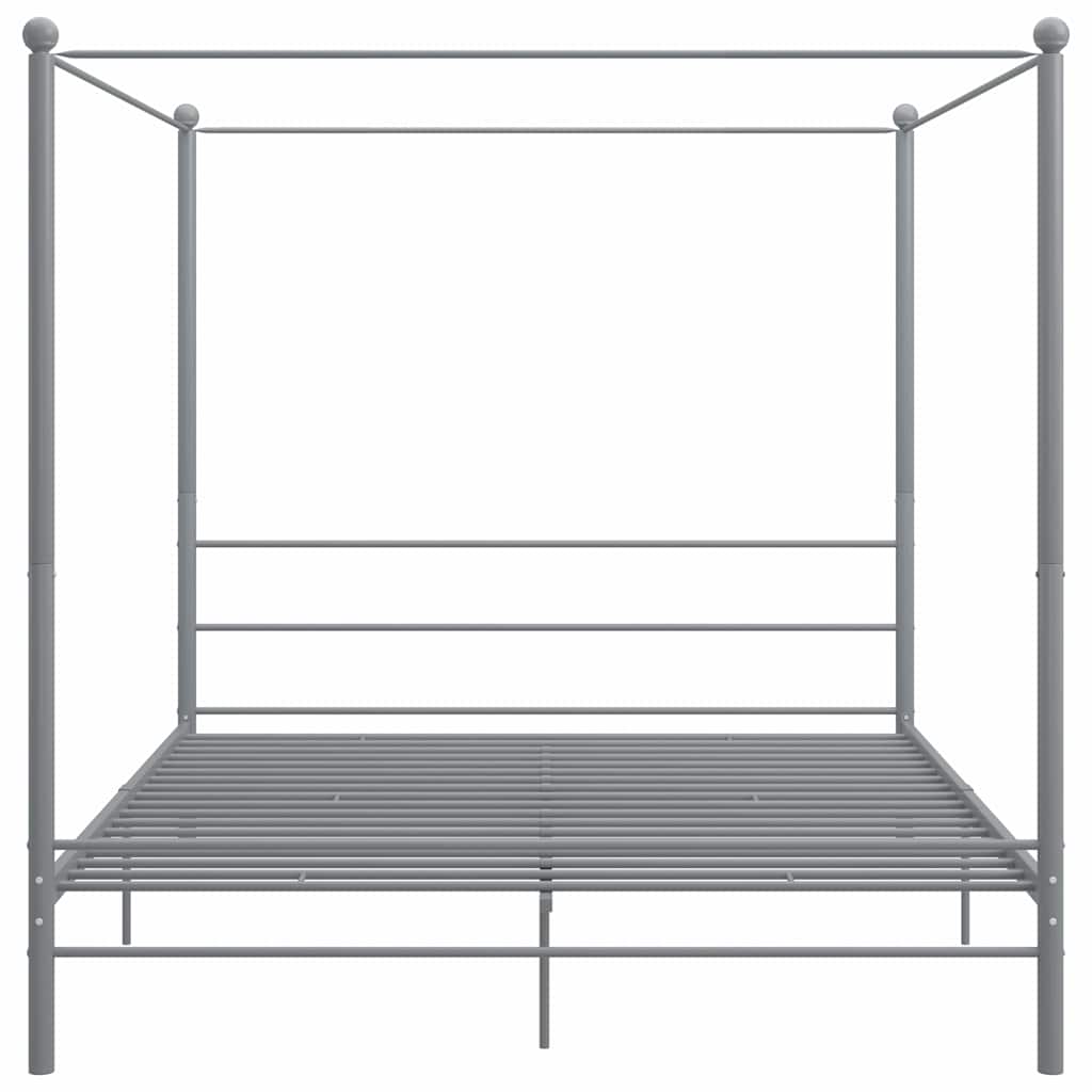sengestel til himmelseng 180x200 cm metal grå