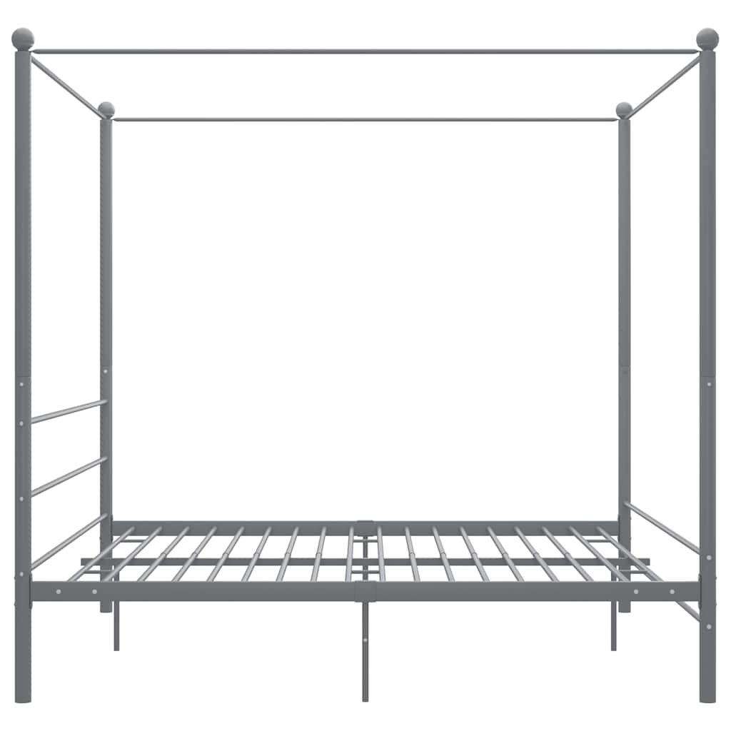 sengestel til himmelseng 180x200 cm metal grå