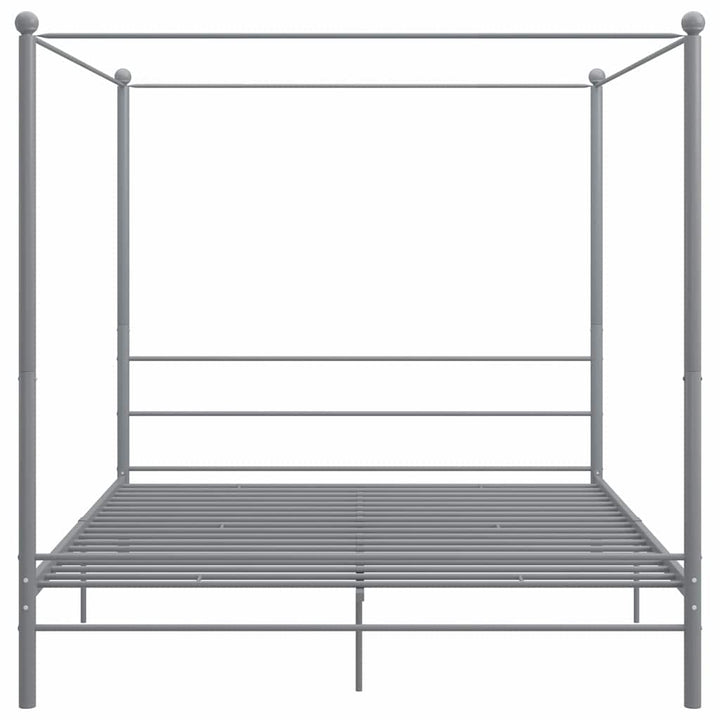 sengestel til himmelseng 200x200 cm metal grå