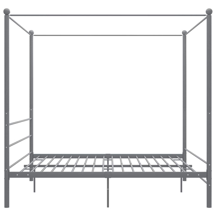 sengestel til himmelseng 200x200 cm metal grå