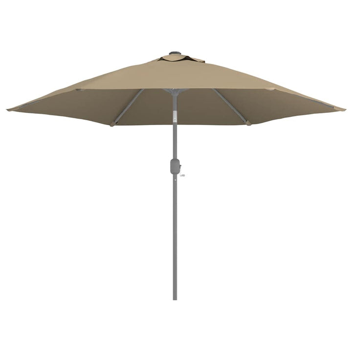 udskiftningsdug til parasol 300 cm gråbrun