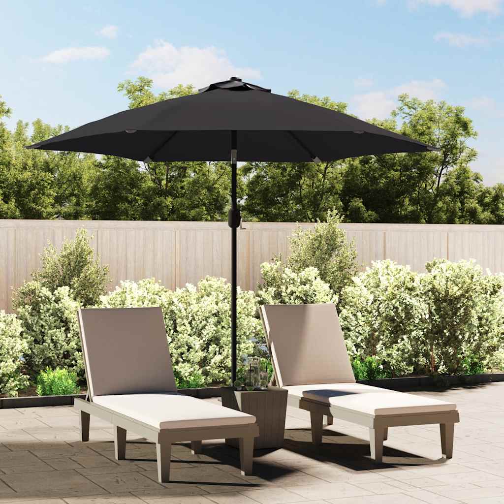 udskiftningsdug til parasol 300 cm sort