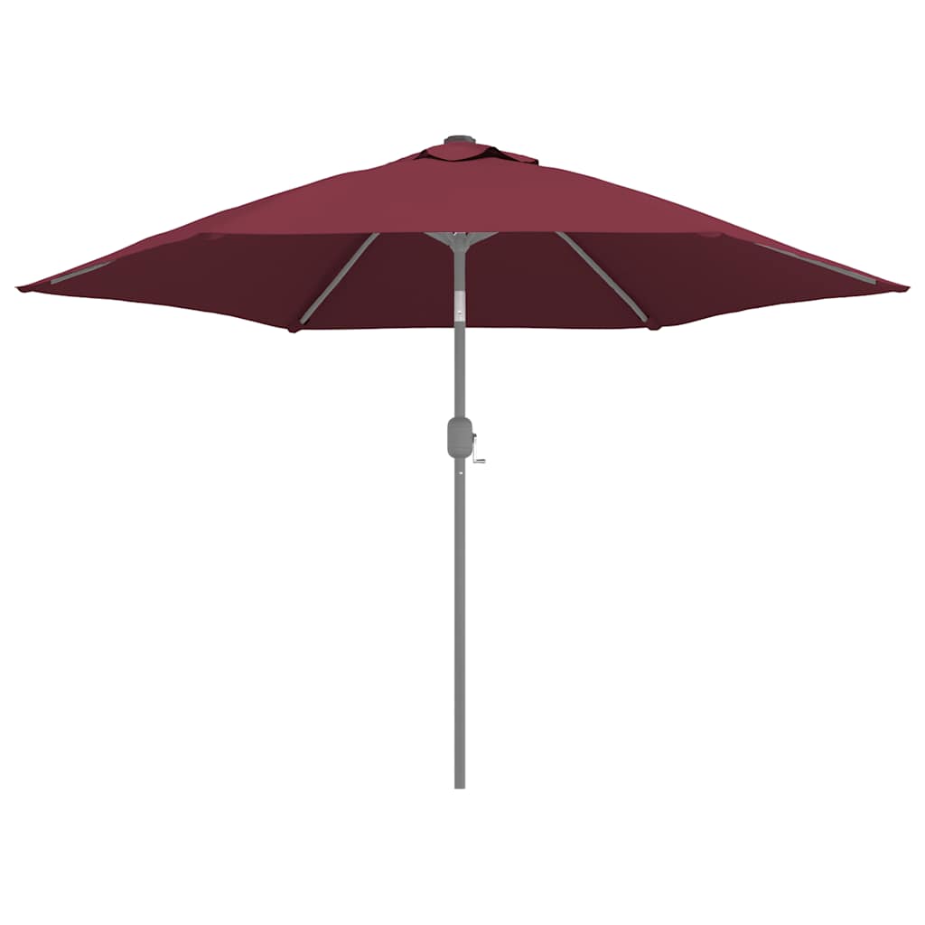 udskiftningsdug til parasol 300 cm bordeauxfarvet