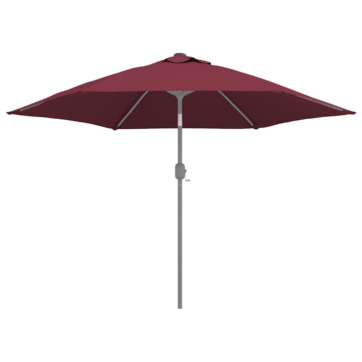 udskiftningsdug til parasol 300 cm bordeauxfarvet