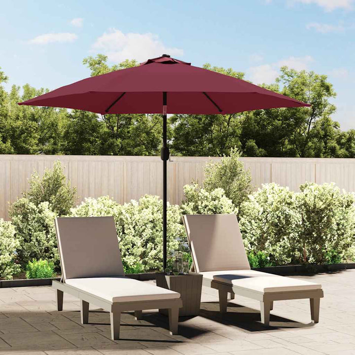 udskiftningsdug til parasol 300 cm bordeauxfarvet