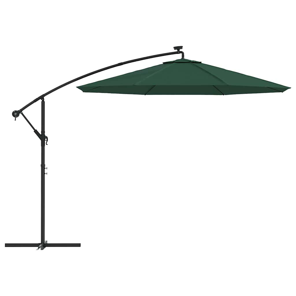 parasoldug til hængeparasol 350 cm grøn