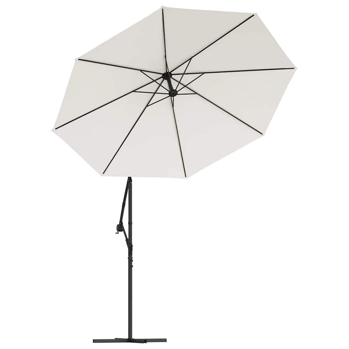 parasoldug til hængeparasol 350 cm sandhvid
