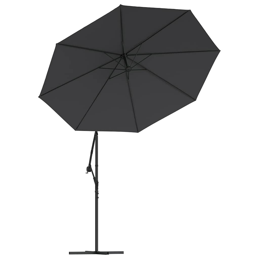 parasoldug til hængeparasol 350 cm sort