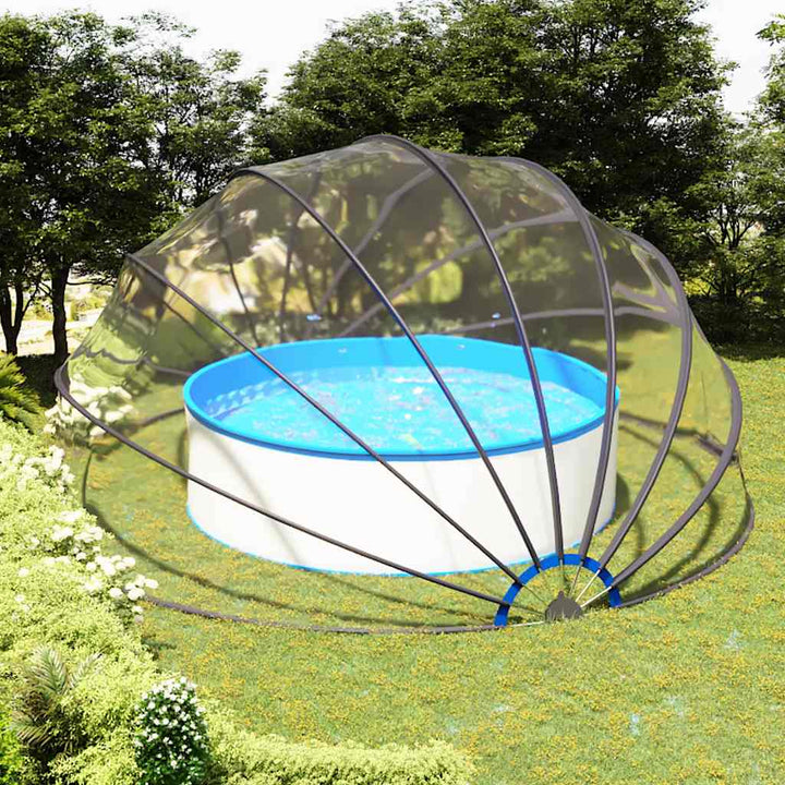 poolkuppel 559x275 cm
