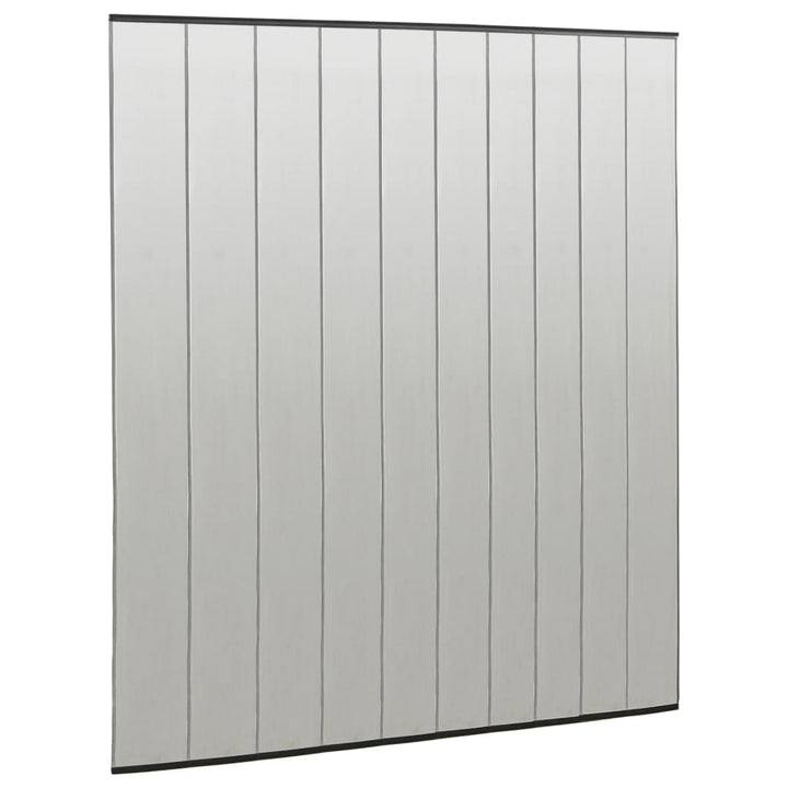 insektnet til dør med netgardin i 10 dele 240x240 cm sort