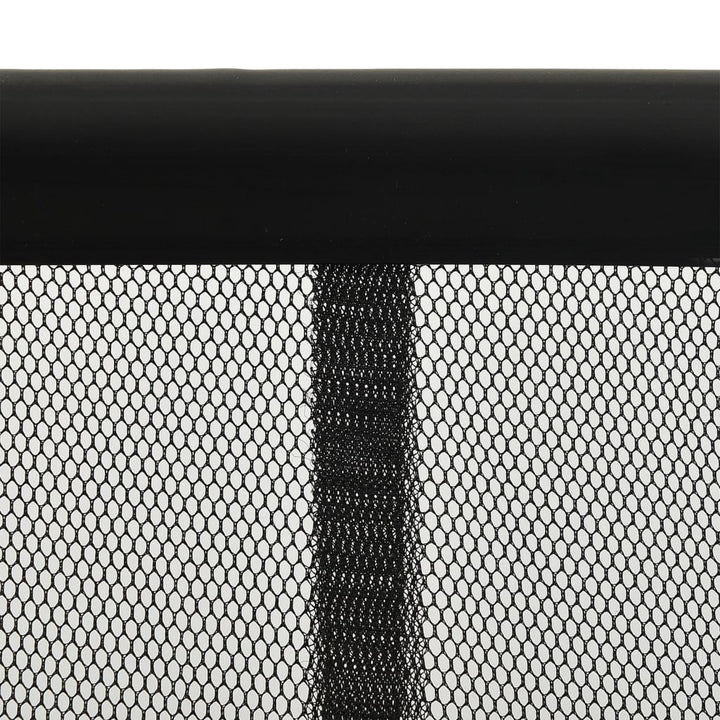 insektnet til dør med netgardin i 10 dele 240x240 cm sort
