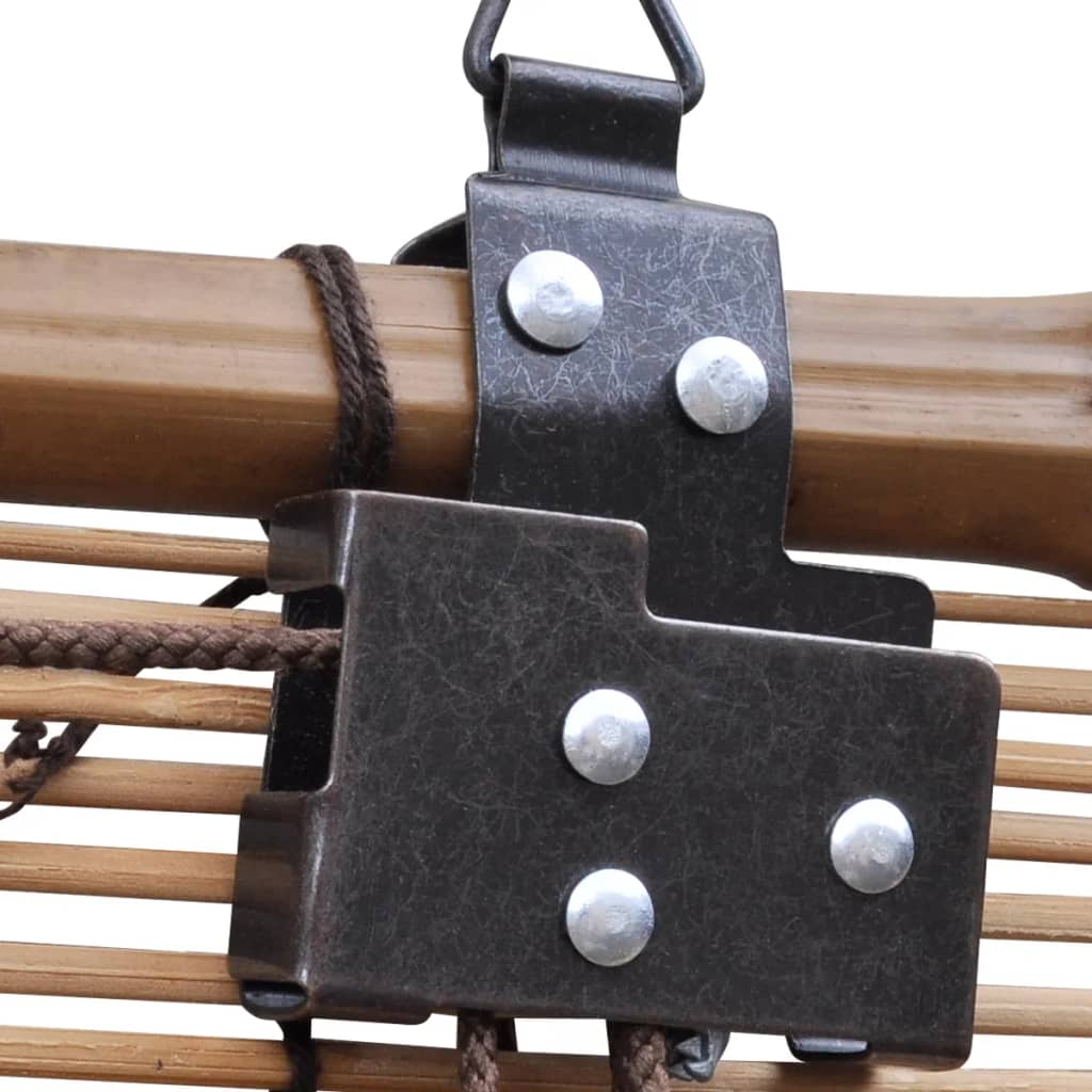 rullegardiner 2 stk. 100x160 cm bambus brun