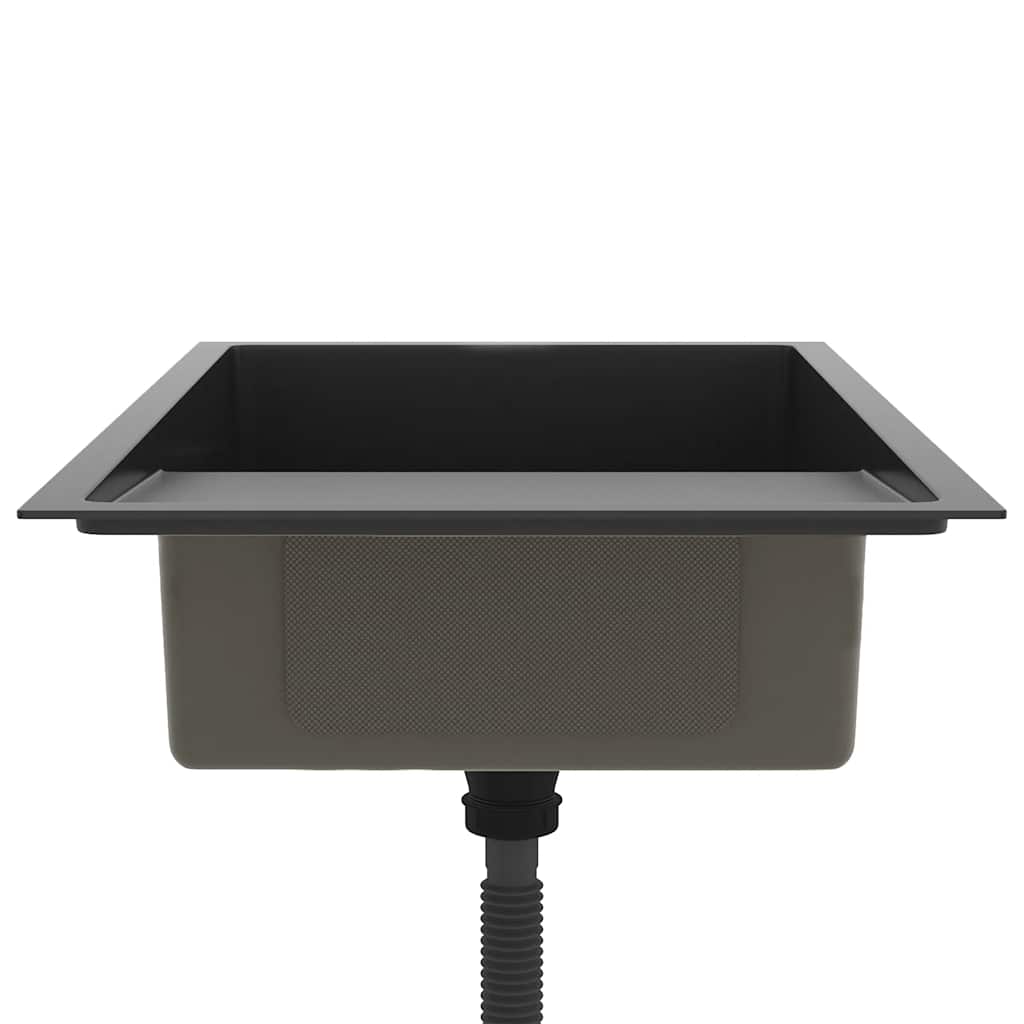 håndlavet køkkenvask rustfrit stål sort