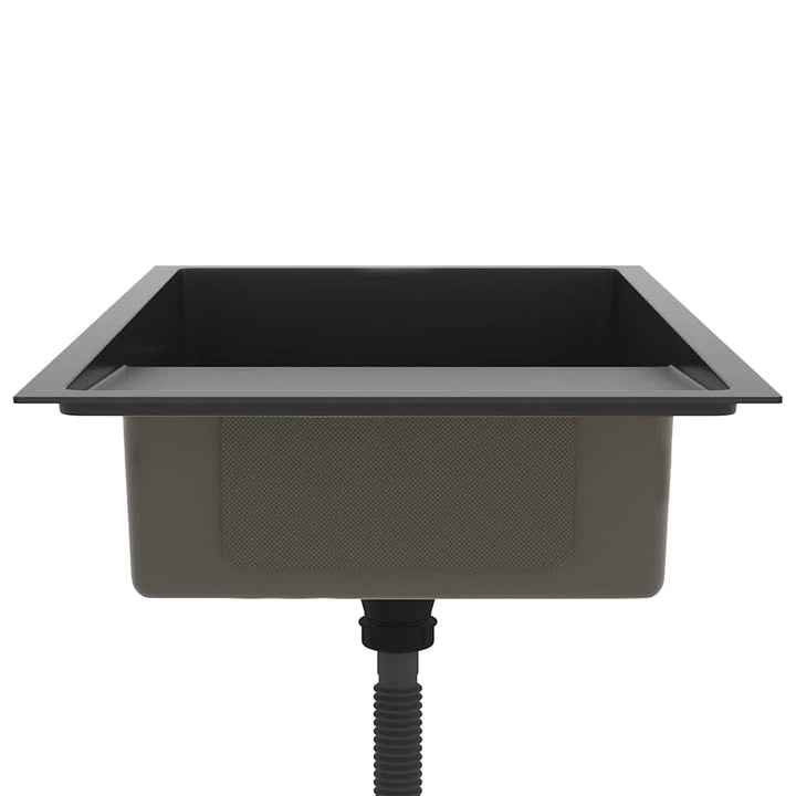 håndlavet køkkenvask rustfrit stål sort