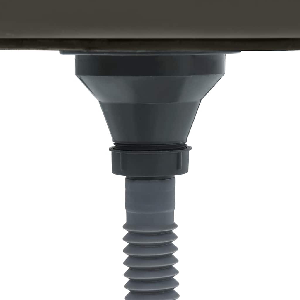 håndlavet køkkenvask rustfrit stål sort