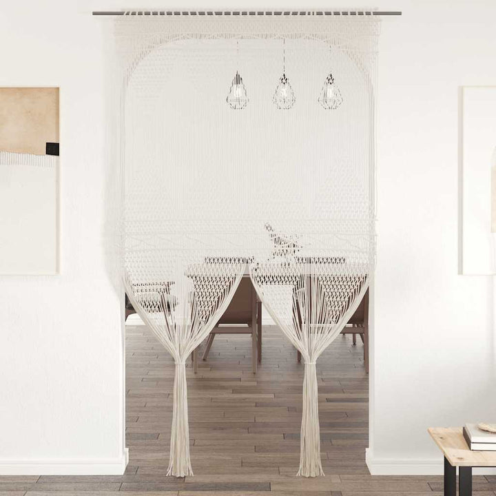 macramégardin 140x240 cm bomuld