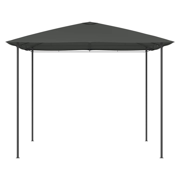 pavillon 3x3x2,6 m 160 g/m² antracitgrå