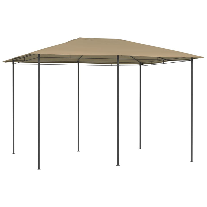 havepavillon 3x4x2,6 160 g/m² gråbrun