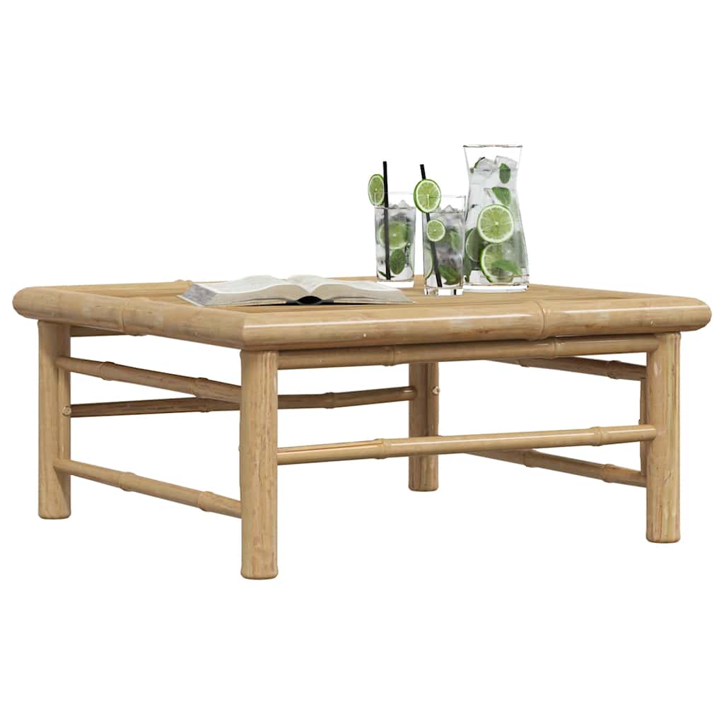 havebord 65x65x30 cm bambus