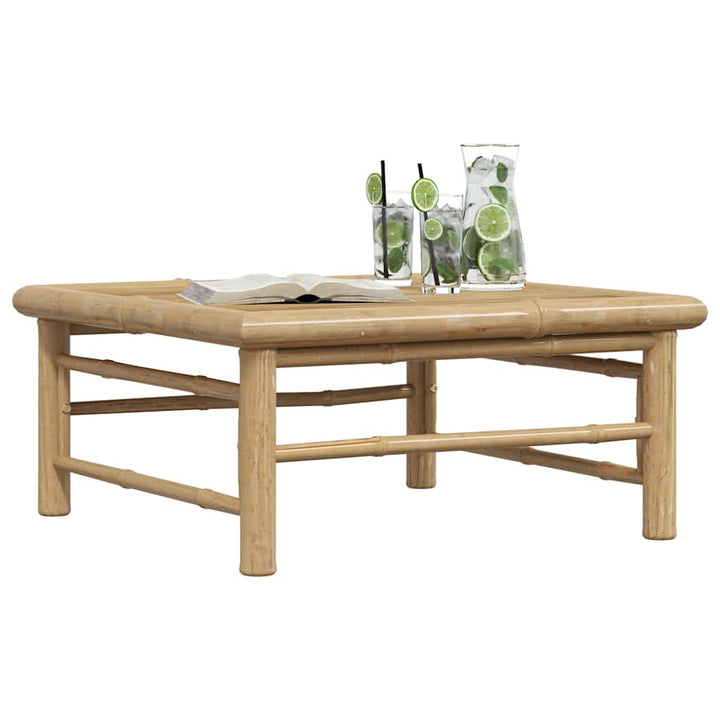 havebord 65x65x30 cm bambus