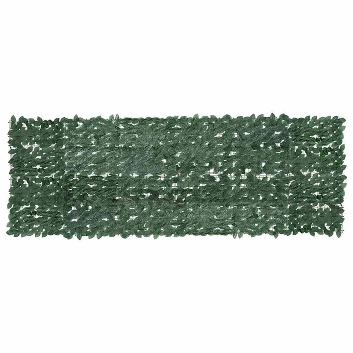 altanafskærmning 300x100 cm mørkegrønne blade