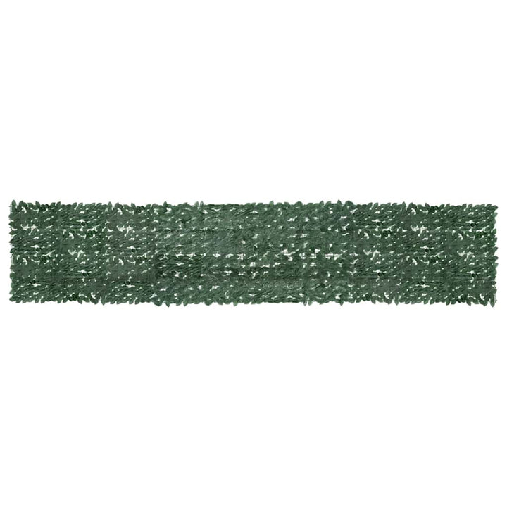 altanafskærmning 500x100 cm mørkegrønne blade
