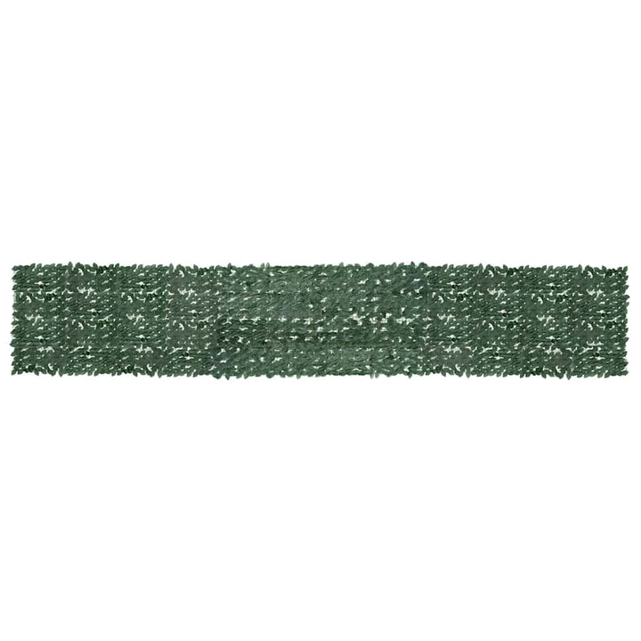 altanafskærmning 600x100 cm mørkegrønne blade
