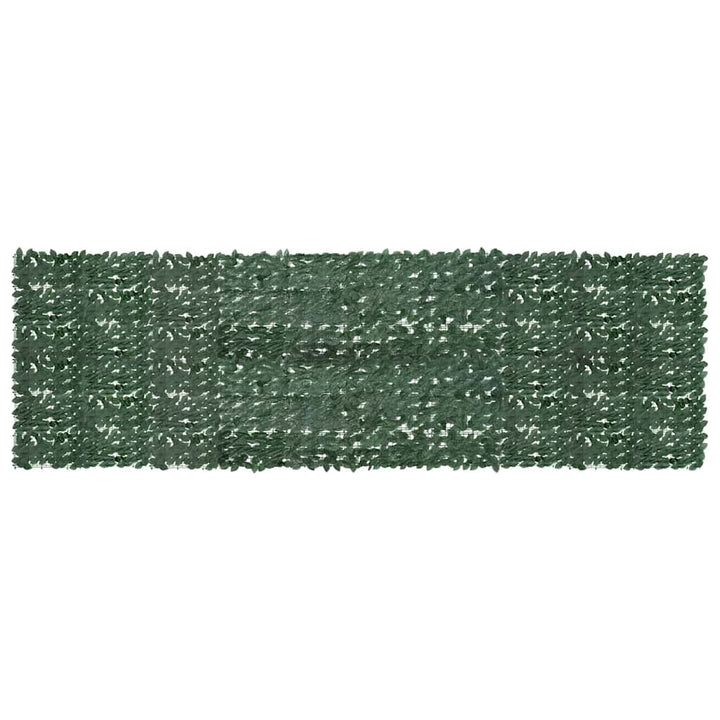 altanafskærmning 500x150 cm mørkegrønne blade