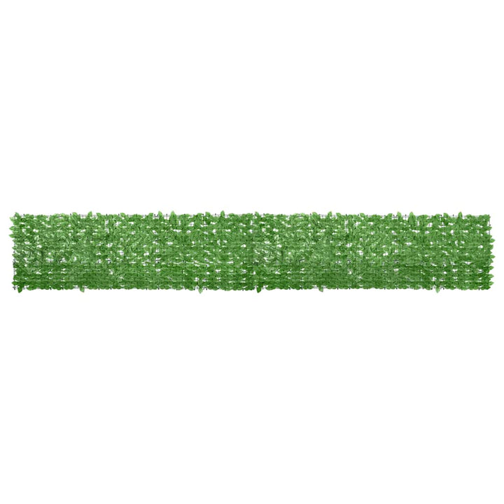 altanafskærmning 500x75 cm grønne blade