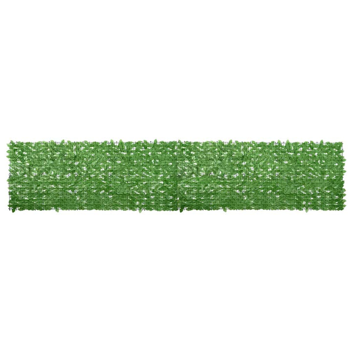 altanafskærmning 500x100 cm grønne blade