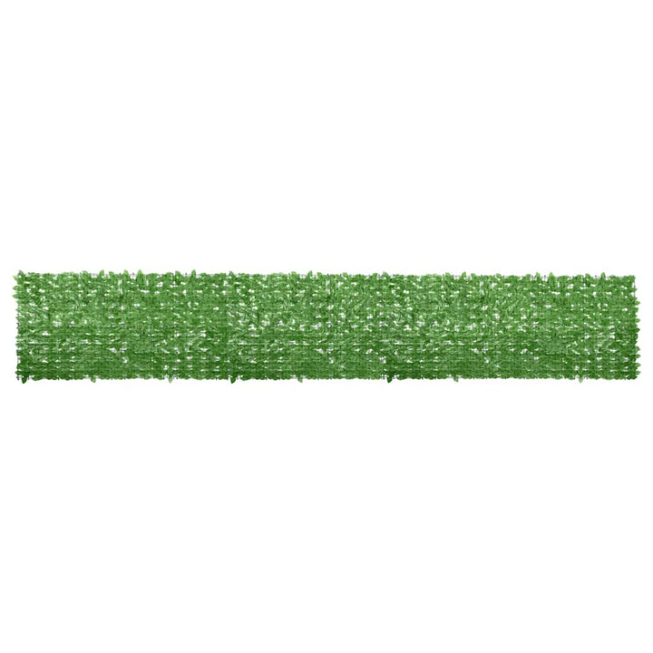 altanafskærmning 600x100 cm grønne blade