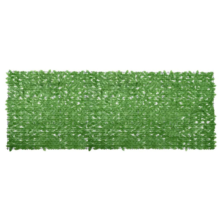 altanafskærmning 400x150 cm grønne blade