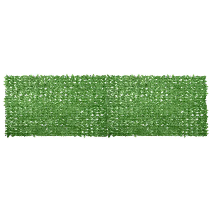altanafskærmning 500x150 cm grønne blade