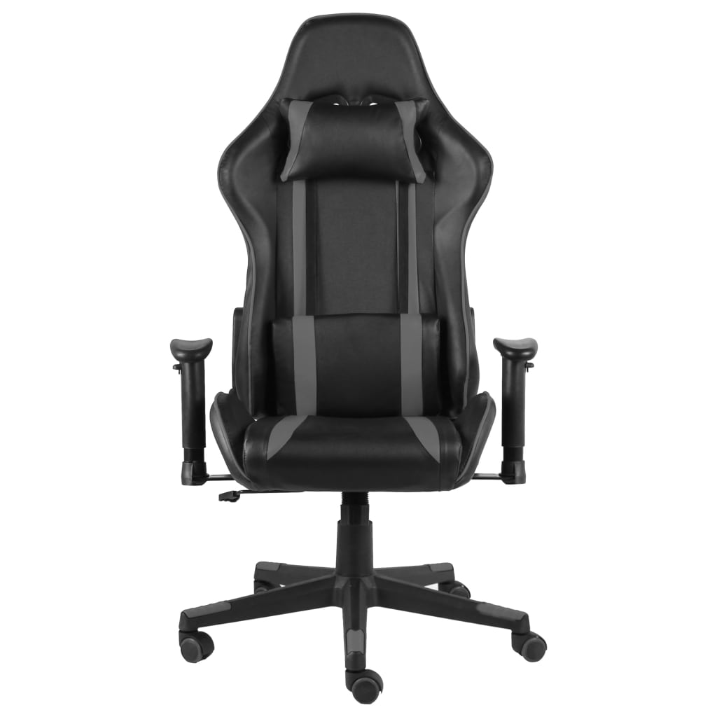 drejelig gamingstol PVC grå