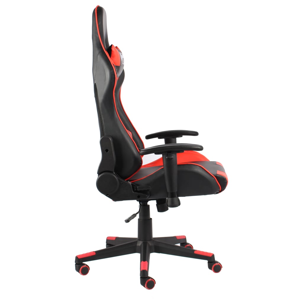 drejelig gamingstol PVC rød