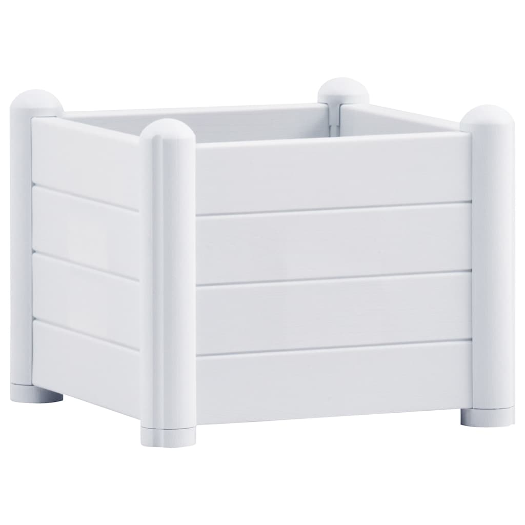 højbed 43x43x35 cm PP hvid