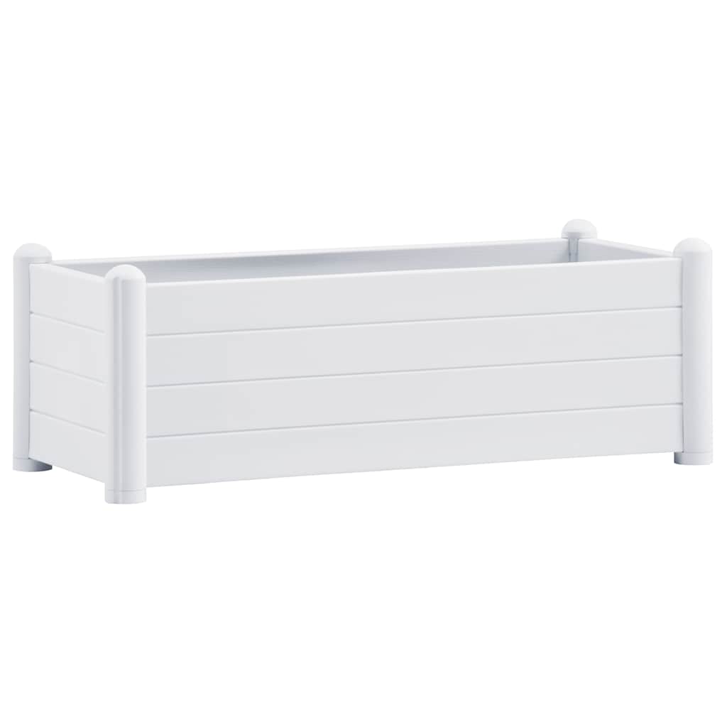 højbed 100x43x35 cm PP hvid