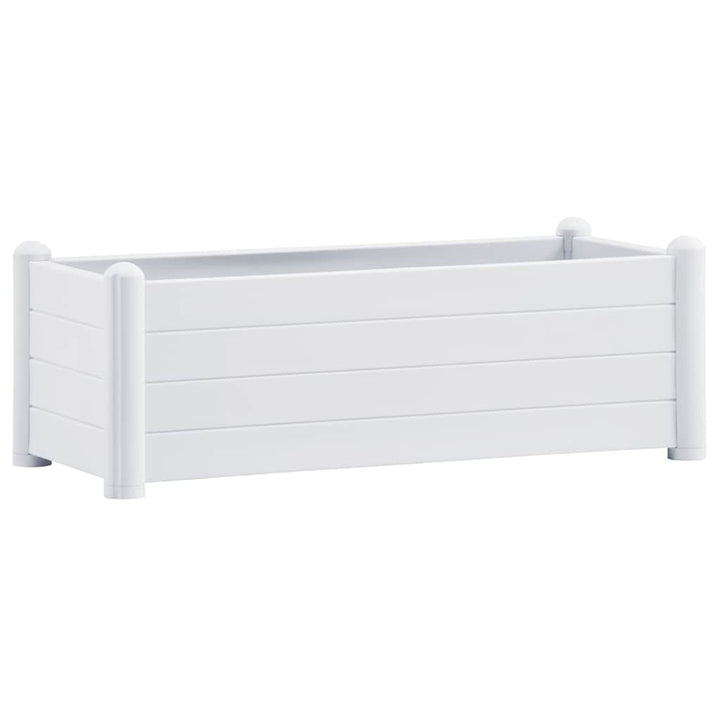 højbed 100x43x35 cm PP hvid