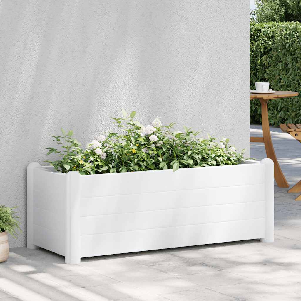 højbed 100x43x35 cm PP hvid