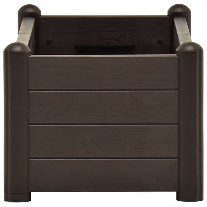 højbed 100x43x35 cm PP mokkafarvet