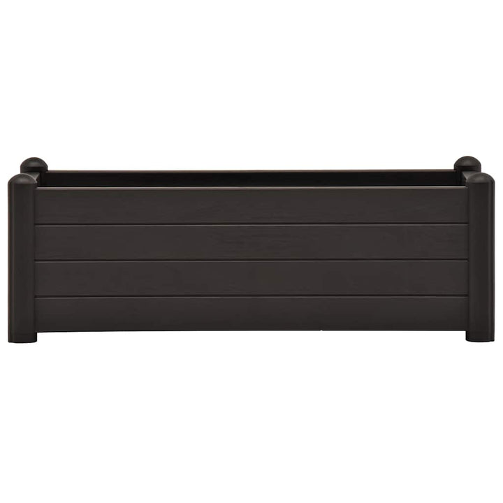 højbed 100x43x35 cm PP antracitgrå