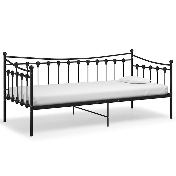sengestel til sovesofa 90x200 cm metal sort