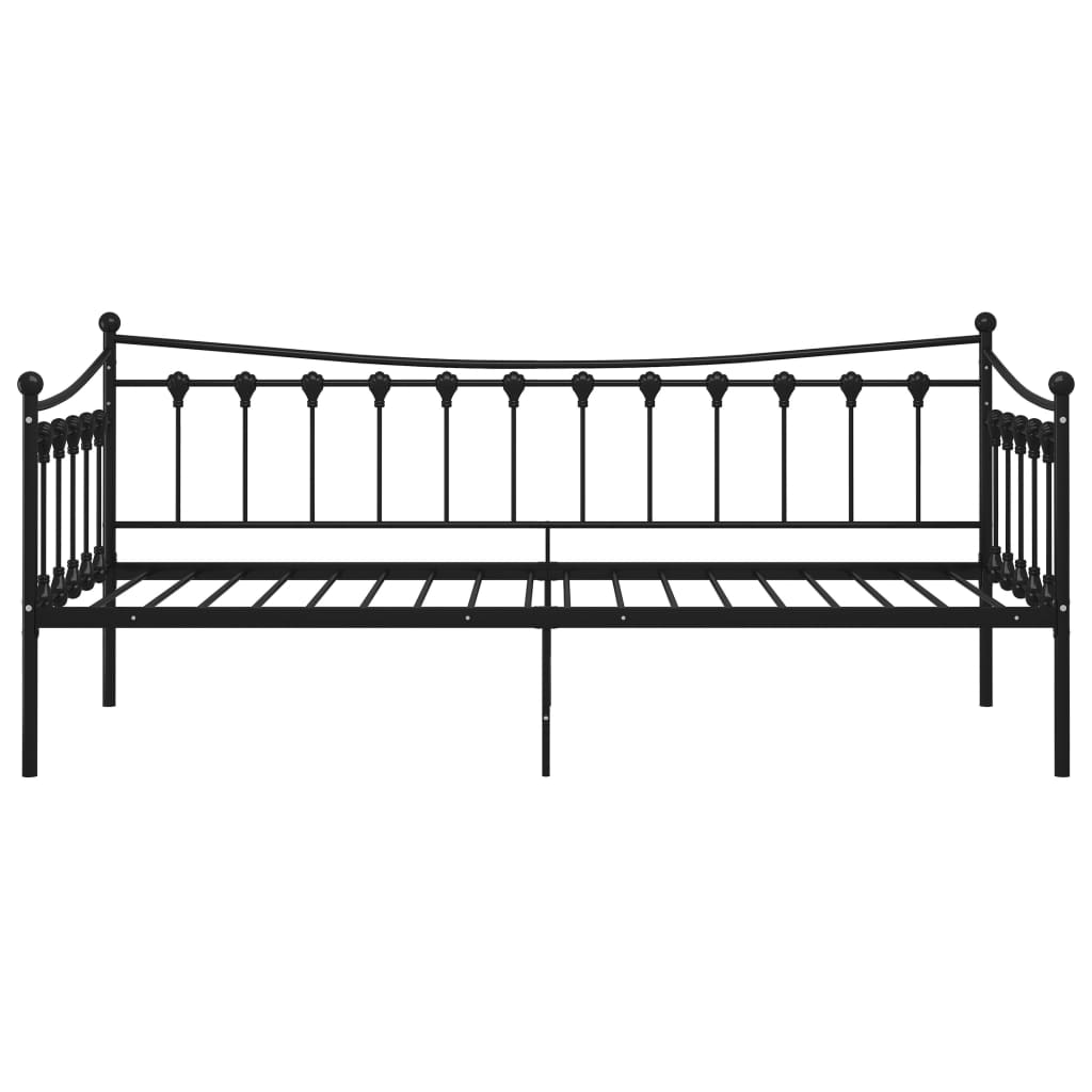 sengestel til sovesofa 90x200 cm metal sort